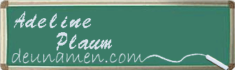 Adeline Plaum Visitenkarte